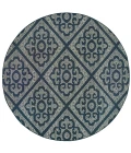 Oriental Weavers Area Rug Marina 3804B Navy 5' 3" X  7' 6"
