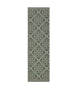 Oriental Weavers Marina 3969L Grey/ Ivory Area Rug 2 ft. 3 in. X 7 ft. 6 in. Runner