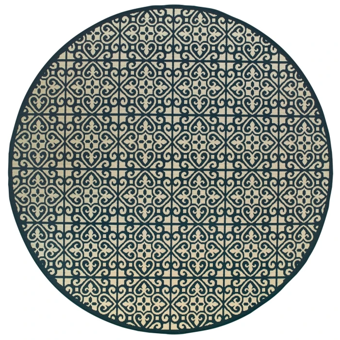 Oriental Weavers Area Rug Marina 5927B Ivory 7'10" X 10'10"