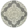Oriental Weavers Marina 5929E Grey/ Ivory Area Rug 7 ft. 10 in. Round