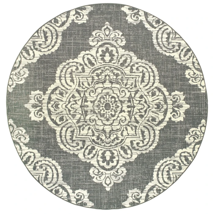 Oriental Weavers Area Rug Marina 5929E Grey 7'10" X 10'10"
