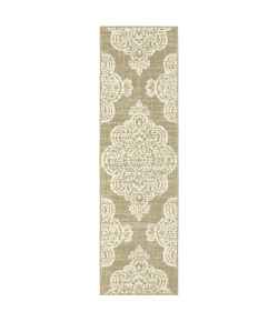 Oriental Weavers Marina 5929J Tan/ Ivory Area Rug 2 ft. 3 in. X 7 ft. 6 in. Runner