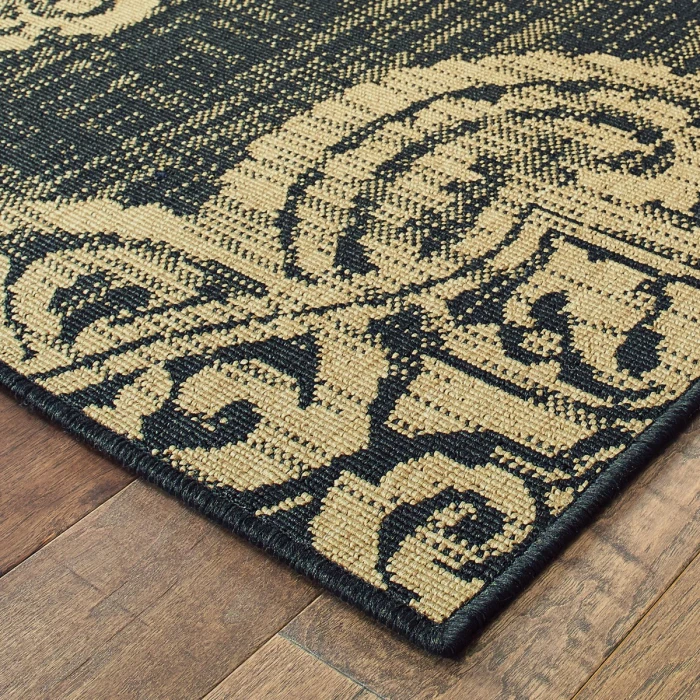 Oriental Weavers Area Rug Marina 5929K Black 3' 7" X  5' 6"