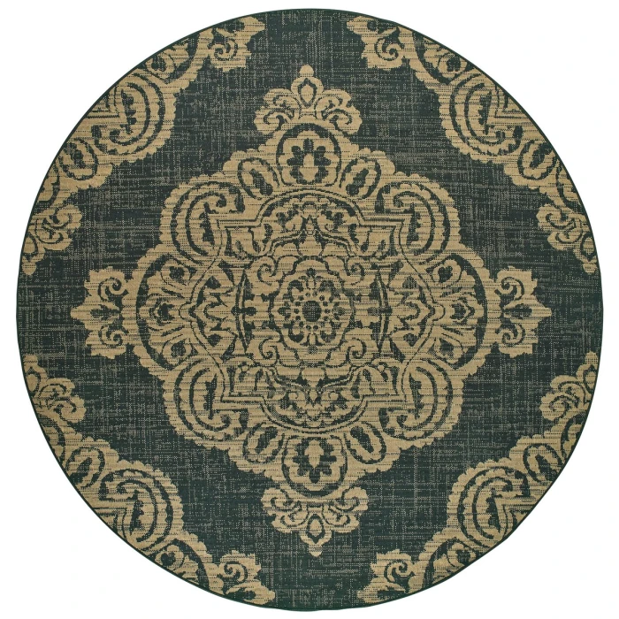 Oriental Weavers Area Rug Marina 5929K Black 3' 7" X  5' 6"