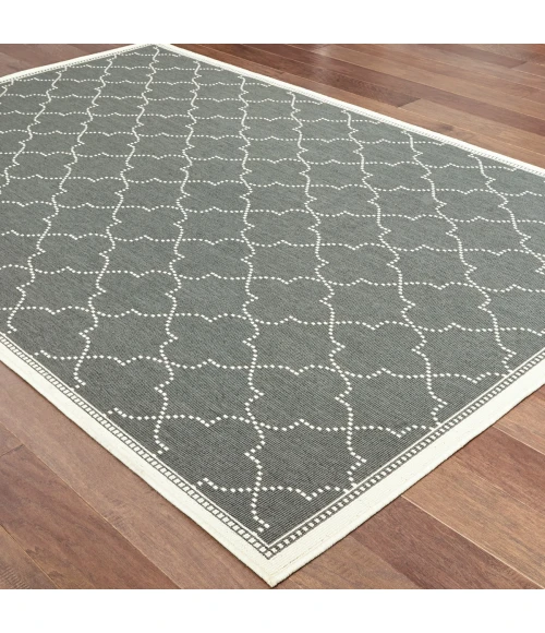 Oriental Weavers Area Rug Marina 6025L Grey 6' 7" X  9' 6"