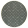 Oriental Weavers Marina 6025L Grey/ Ivory Area Rug 7 ft. 10 in. Round