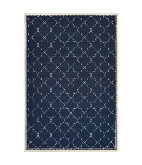 Oriental Weavers Area Rug Marina 6025P Navy 5' 3" X  7' 6"
