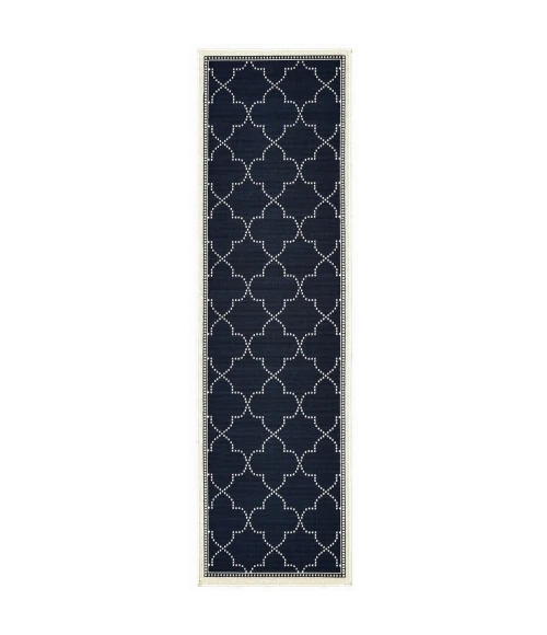 Oriental Weavers Area Rug Marina 6025P Navy 5' 3" X  7' 6"