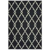 Oriental Weavers Marina 7763K Black/ Ivory Area Rug 5 ft. 3 in. X 7 ft. 6 in. Rectangle