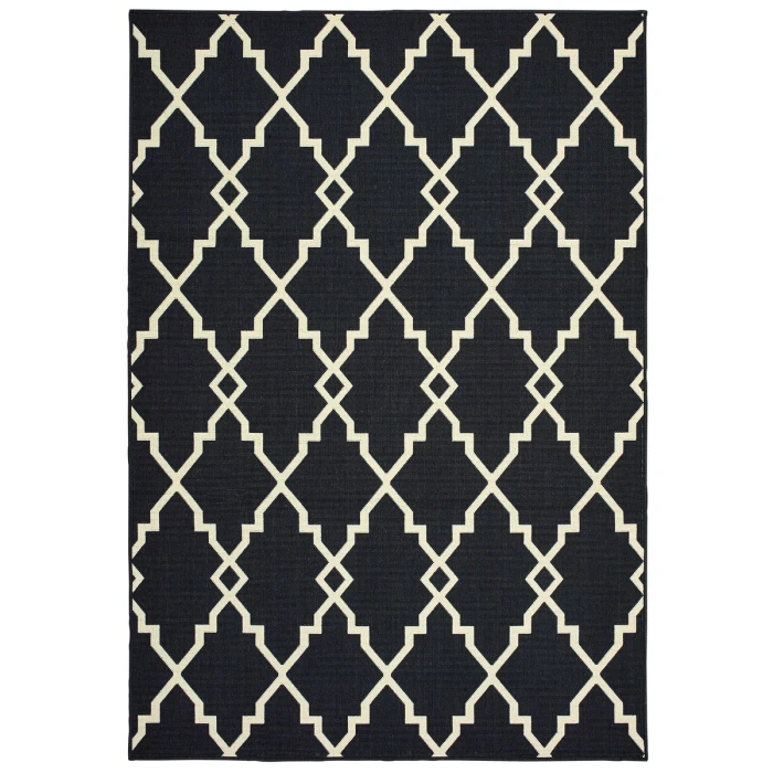 Oriental Weavers Area Rug Marina 7763K Black 2' 5" X  4' 5"