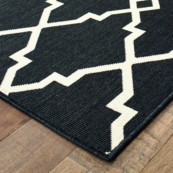 Oriental Weavers Area Rug Marina 7763K Black 2' 5" X  4' 5"
