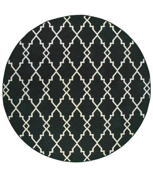 Oriental Weavers Area Rug Marina 7763K Black 7'10" X 10'10"