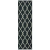 Oriental Weavers Marina 7763K Black/ Ivory Area Rug 2 ft. 3 in. X 7 ft. 6 in. Runner