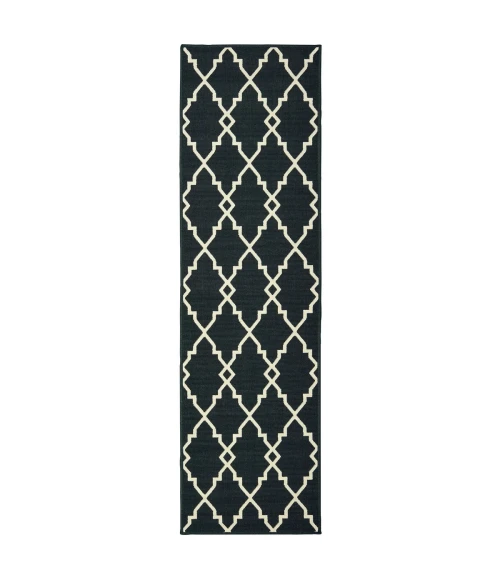 Oriental Weavers Area Rug Marina 7763K Black 7'10" X 10'10"