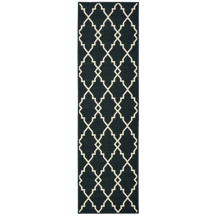 Oriental Weavers Area Rug Marina 7763K Black 2' 5" X  4' 5"