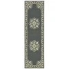 Oriental Weavers Marina 7764E Grey/ Ivory Area Rug 2 ft. 3 in. X 7 ft. 6 in. Runner