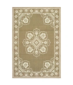 Oriental Weavers Marina 7764J Tan/ Ivory Area Rug 1 ft. 9 in. X 3 ft. 9 in. Rectangle
