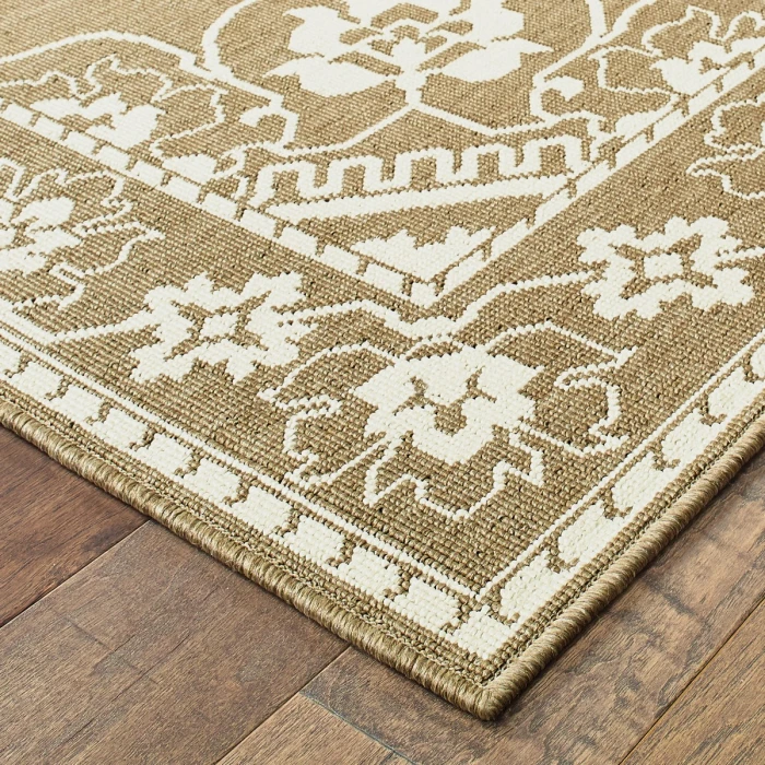 Oriental Weavers Area Rug Marina 7764J Tan 7'10" X 10'10"