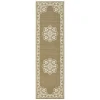Oriental Weavers Marina 7764J Tan/ Ivory Area Rug 2 ft. 3 in. X 7 ft. 6 in. Runner