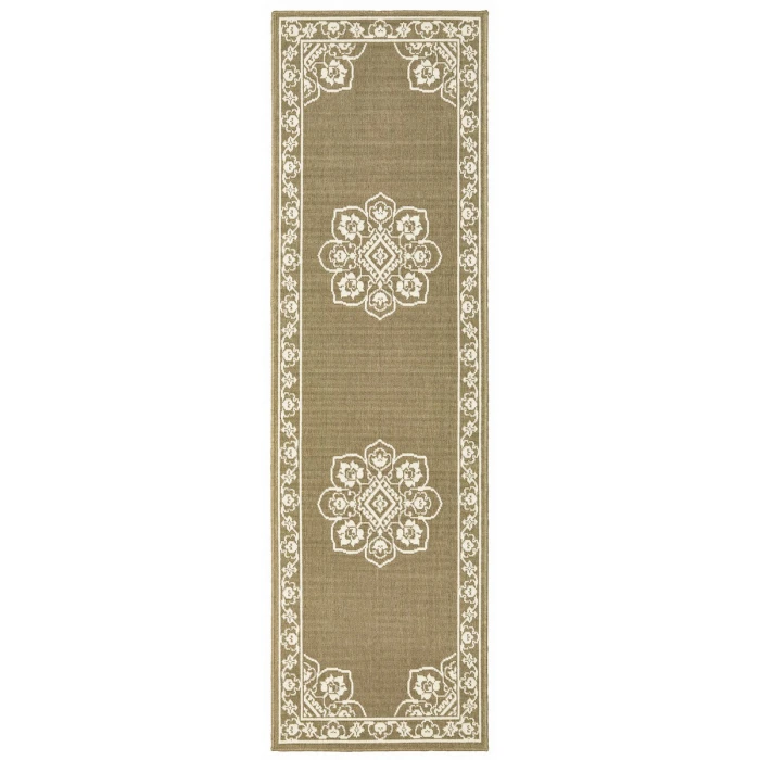 Oriental Weavers Area Rug Marina 7764J Tan 7'10" X 10'10"
