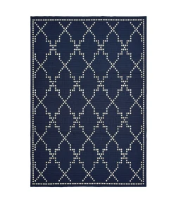 Oriental Weavers Marina 7765B Navy/ Ivory Area Rug 2 ft. 5 in. X 4 ft. 5 in. Rectangle