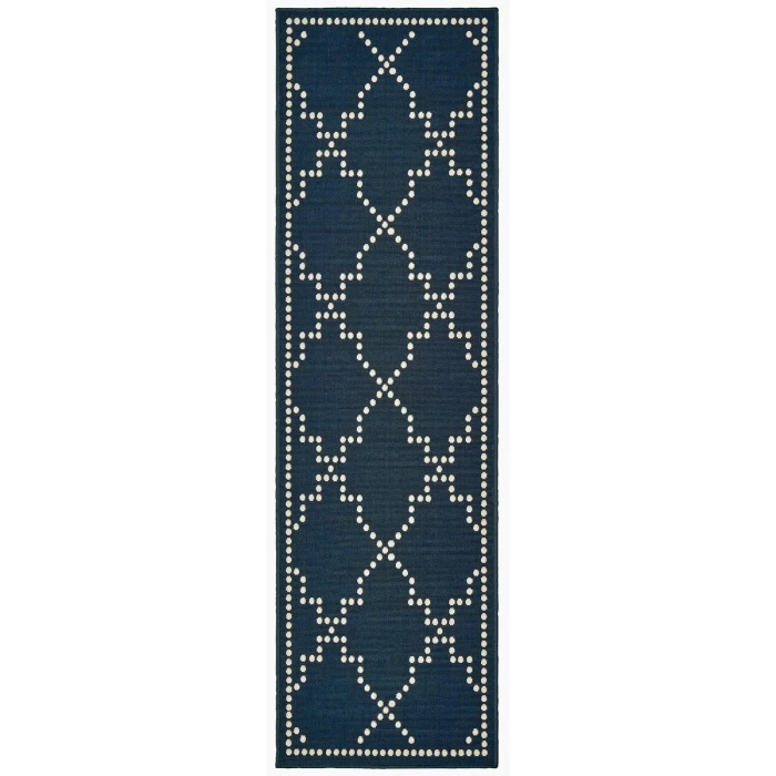 Oriental Weavers Area Rug Marina 7765B Navy 7'10" X 10'10"