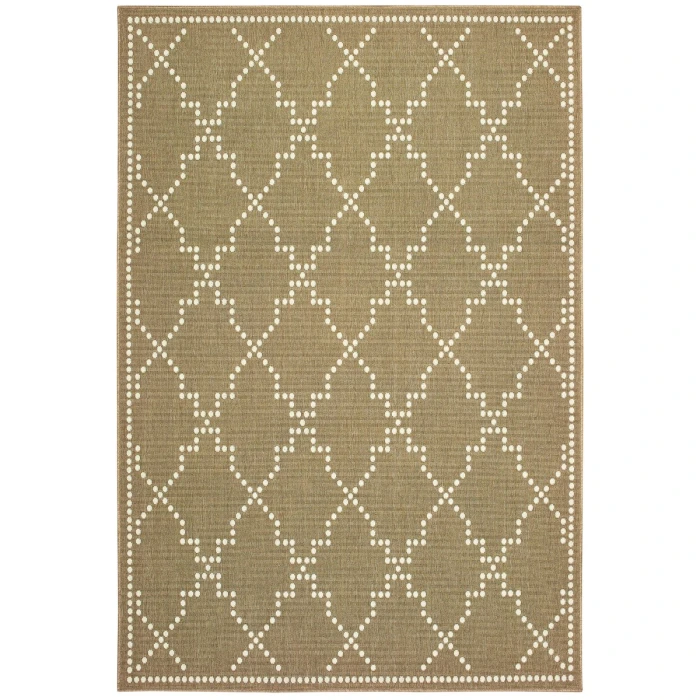 Oriental Weavers Area Rug Marina 7765Y Tan 7'10" X 10'10"