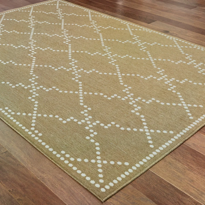 Oriental Weavers Area Rug Marina 7765Y Tan 7'10" X 10'10"