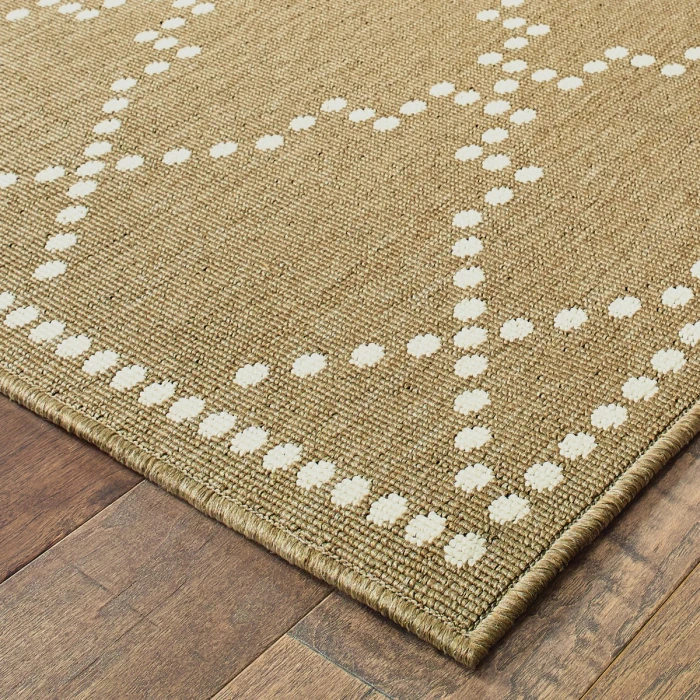 Oriental Weavers Area Rug Marina 7765Y Tan 7'10" X 10'10"