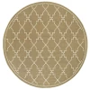 Oriental Weavers Marina 7765Y Tan/ Ivory Area Rug 7 ft. 10 in. Round