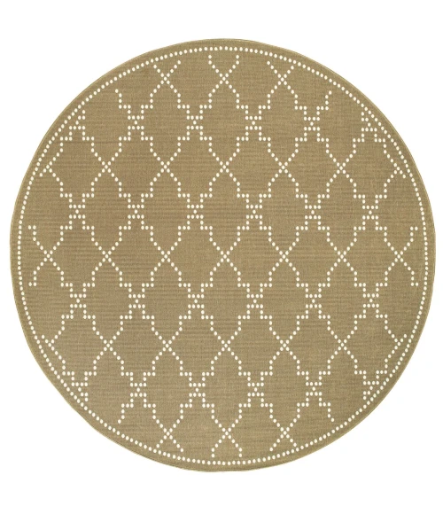 Oriental Weavers Area Rug Marina 7765Y Tan 6' 7" X  9' 6"