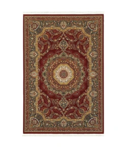 Oriental Weavers Masterpiece 113R2 Red/ Multi Area Rug 5 ft. 3 in. X 7 ft. 6 in. Rectangle