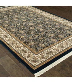 Oriental Weavers Masterpiece 1331B Navy/ Ivory Area Rug 9 ft. 10 in. X 12 ft. 10 in. Rectangle