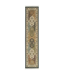 Oriental Weavers Masterpiece 1331X Navy/ Multi Area Rug 2 ft. 3 in. X 10 ft. 0 in. Runner