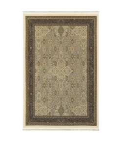 Oriental Weavers Masterpiece 1335I Ivory/ Navy Area Rug 5 ft. 3 in. X 7 ft. 6 in. Rectangle