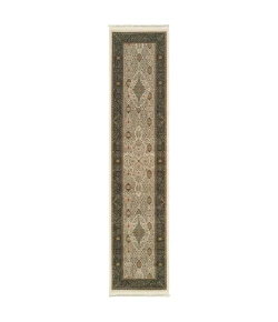 Oriental Weavers Masterpiece 1335I Ivory/ Navy Area Rug 2 ft. 3 in. X 10 ft. 0 in. Runner