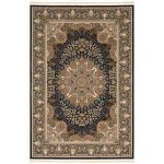 Oriental Weavers Masterpiece 1802B Navy/ Multi Area Rug 7 ft. 10 in. X 10 ft. 10 in. Rectangle