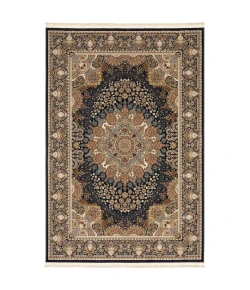 Oriental Weavers Masterpiece 1802B Navy/ Multi Area Rug 5 ft. 3 in. X 7 ft. 6 in. Rectangle