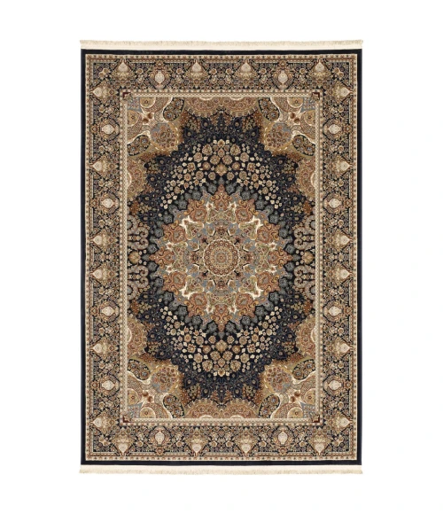 Oriental Weavers Area Rug Masterpiece 1802B Navy 5' 3" X  7' 6"