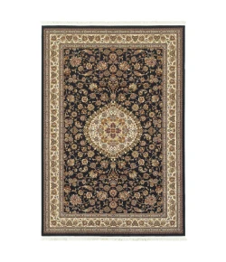 Oriental Weavers Masterpiece 033B2 Navy/ Ivory Area Rug 6 ft. 7 in. X 9 ft. 6 in. Rectangle