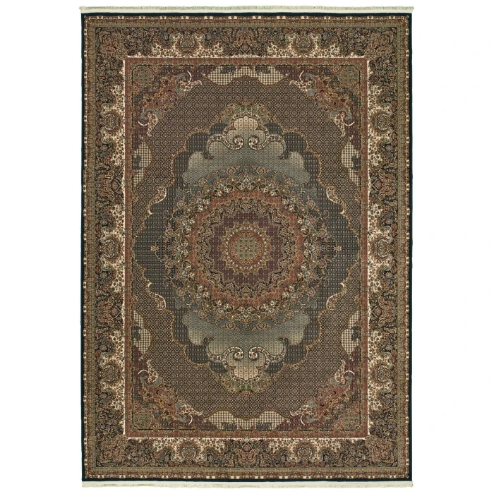 Oriental Weavers Area Rug Masterpiece 5330B Blue 6' 7" X  9' 6"