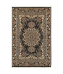 Oriental Weavers Masterpiece 5501K Navy/ Multi Area Rug 5 ft. 3 in. X 7 ft. 6 in. Rectangle