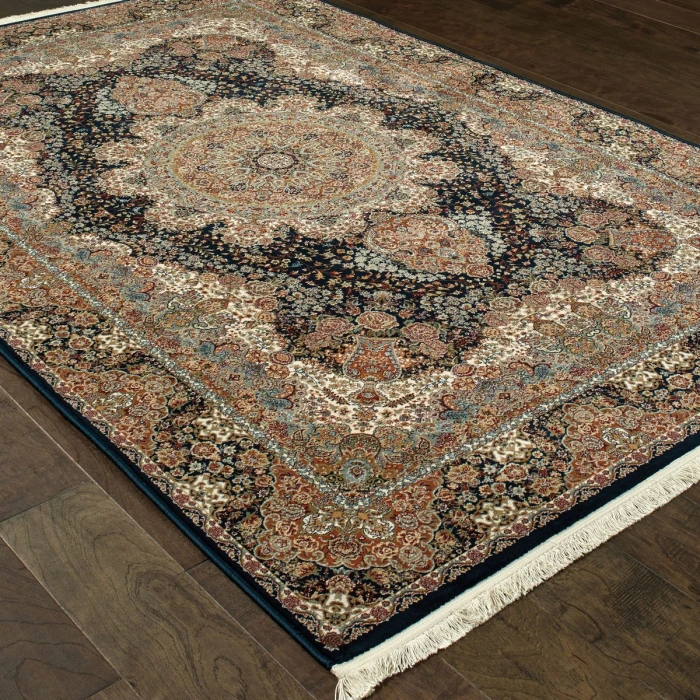 Oriental Weavers Area Rug Masterpiece 5501K Navy 6' 7" X  9' 6"