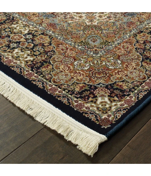 Oriental Weavers Area Rug Masterpiece 5501K Navy 5' 3" X  7' 6"