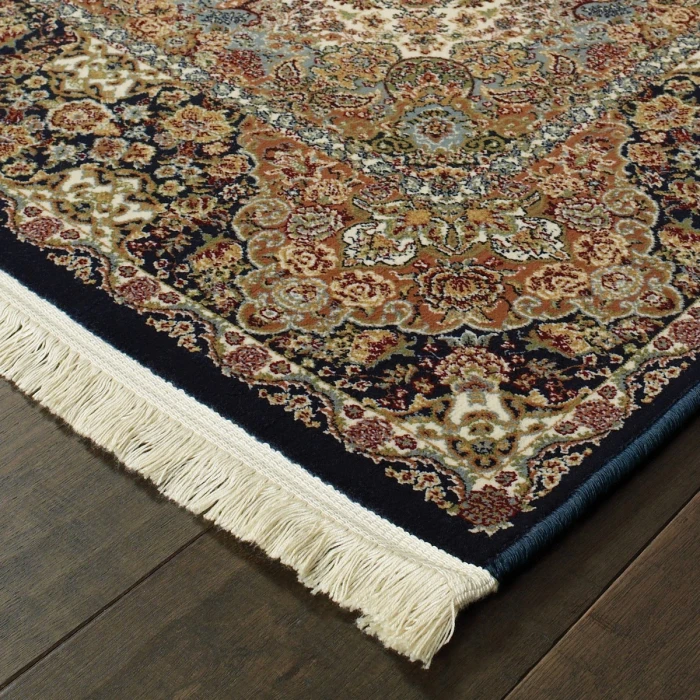 Oriental Weavers Area Rug Masterpiece 5501K Navy 6' 7" X  9' 6"