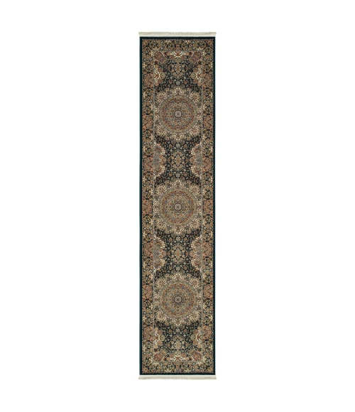 Oriental Weavers Area Rug Masterpiece 5501K Navy 5' 3" X  7' 6"