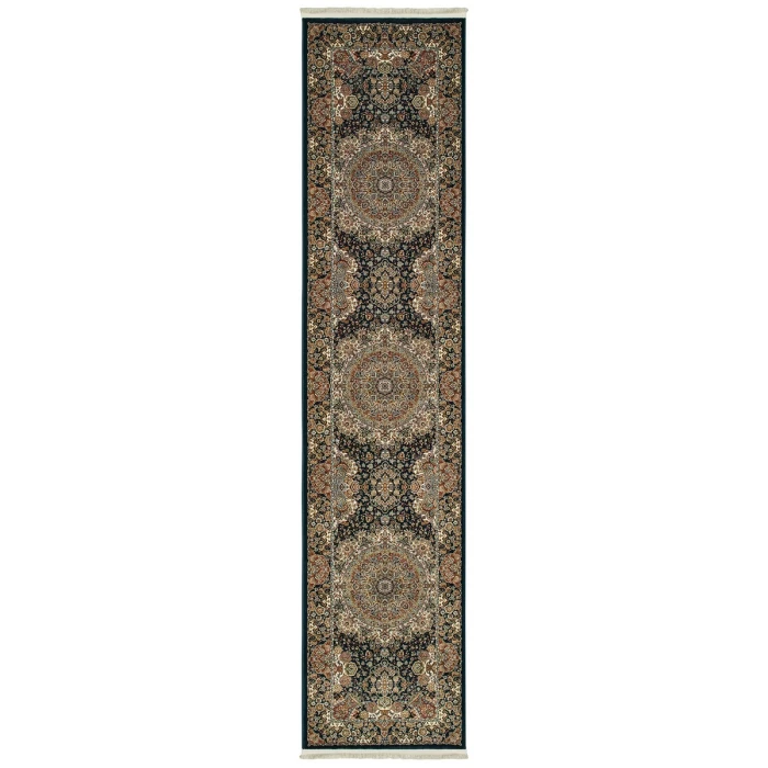 Oriental Weavers Area Rug Masterpiece 5501K Navy 6' 7" X  9' 6"