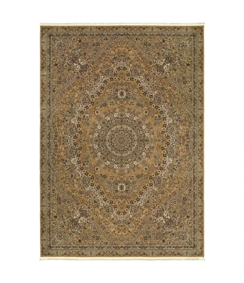Oriental Weavers Area Rug Masterpiece 8022J Gold 6' 7" X  9' 6"
