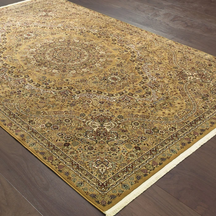 Oriental Weavers Area Rug Masterpiece 8022J Gold 9'10" X 12'10"