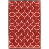 Oriental Weavers Meridian 1295R Red/ Ivory Area Rug 8 ft. 6 in. X 13 ft. 0 in. Rectangle
